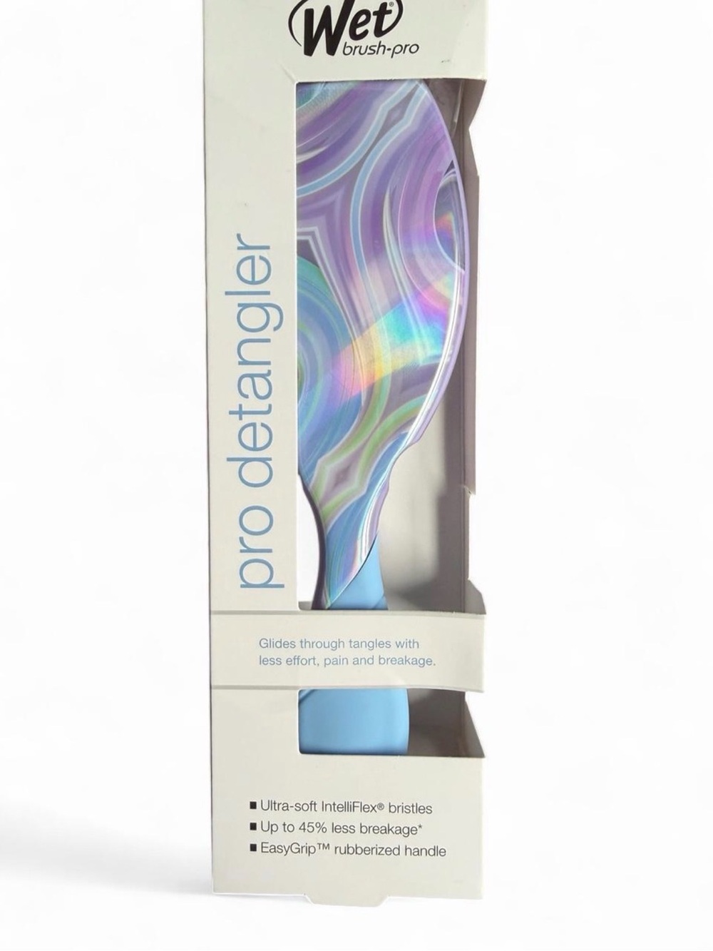 Wet Brush Pro Detangler Hair Brush - Iridescent Purple/Blue